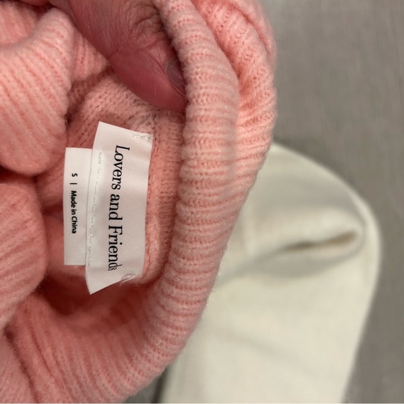 Lovers and Friends Kate Sweater Dress in Pink and Red Size S - Picture 6 of 6